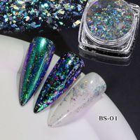 Fairy Style Sparkly Abs Nail Decoration Accessories 1 Piece sku image 1