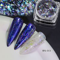 Fairy Style Sparkly Abs Nail Decoration Accessories 1 Piece sku image 3