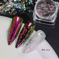 Fairy Style Sparkly Abs Nail Decoration Accessories 1 Piece sku image 2