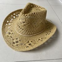 Unisex Retro Ethnic Style Bohemian Solid Color Straw Hat sku image 4
