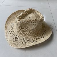 Unisex Retro Ethnic Style Bohemian Solid Color Straw Hat sku image 5