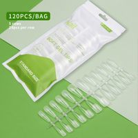 Simple Style Transparent Abs Nail Patches 1 Set main image 5