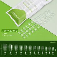 Simple Style Transparent Abs Nail Patches 1 Set sku image 2