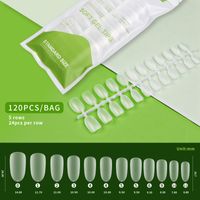 Simple Style Transparent Abs Nail Patches 1 Set sku image 3