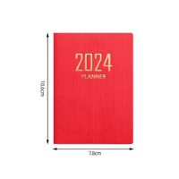 A7 Daily Plan Solid Color Simple Student Notebook sku image 1