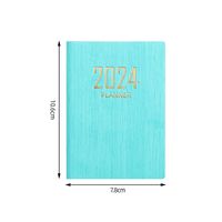 A7 Daily Plan Solid Color Simple Student Notebook sku image 5