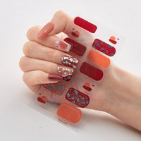 Simple Style Butterfly Resin Ink Nail Patches 1 Set sku image 2