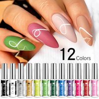 Casual Solid Color Resin Nail Polish 1 Piece main image 4