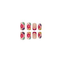 French Style Sweet Cartoon Rose Flower Abs Nail Patches 1 Set main image 3