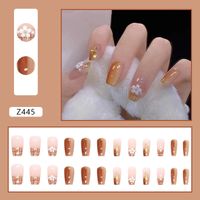 Cute Retro Heart Shape Rose Flower Abs Nail Patches 1 Set main image 5