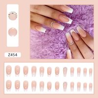 Cute Retro Heart Shape Rose Flower Abs Nail Patches 1 Set sku image 14