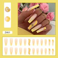 Cute Retro Heart Shape Rose Flower Abs Nail Patches 1 Set sku image 17