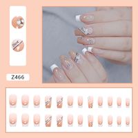 Süß Retro Herzform Rose Blume Abs Nagelaufkleber 1 Satz sku image 16