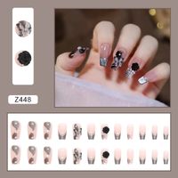 Cute Retro Heart Shape Rose Flower Abs Nail Patches 1 Set sku image 12