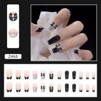 Cute Retro Heart Shape Rose Flower Abs Nail Patches 1 Set sku image 13