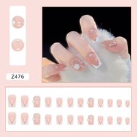 Cute Retro Heart Shape Rose Flower Abs Nail Patches 1 Set sku image 11