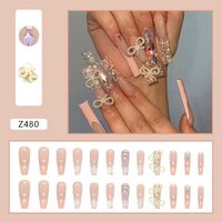 Cute Retro Heart Shape Rose Flower Abs Nail Patches 1 Set sku image 18