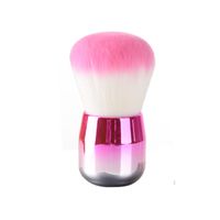 Lady Artificial Fiber Plastic Handgrip Makeup Brushes 1 Piece sku image 2