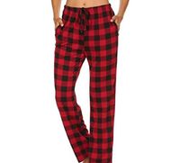 Women's Casual Plaid Cotton Blend Polyester Printing Straight Pants main image 2