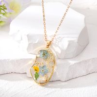 Casual Vacation Simple Style Flower Resin Wholesale Earrings Necklace sku image 1