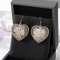 Casual Cute Vacation Heart Shape Alloy Resin Wholesale Earrings Necklace main image 4