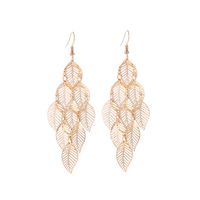 1 Pair Casual Vintage Style Human Face Leaf Heart Shape Plating Hollow Out Inlay Alloy Metal Brass Resin Zircon 18k Gold Plated Gold Plated Silver Plated Earrings sku image 11