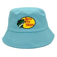 Unisex Streetwear Letter Fish Printing Wide Eaves Bucket Hat main image 4