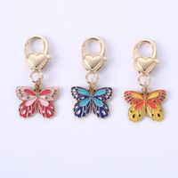 Cute Tortoise Cat Butterfly Alloy Unisex Bag Pendant Keychain main image 1