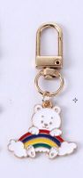 Mignon Tortue Chat Papillon Alliage Unisexe Pendentif De Sac Porte-clés sku image 31