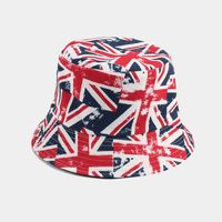 Unisex Lässiger Stil Elegant Basic Nationalflagge Drucken Bucket Hat sku image 3