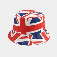 Unisex Casual Style Elegant Basic National Flag Printing Bucket Hat sku image 1