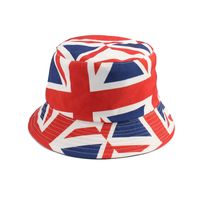 Unisex Casual Style Elegant Basic National Flag Printing Bucket Hat main image 5