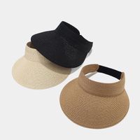 Women's Elegant Basic Simple Style Solid Color Wide Eaves Sun Hat main image 2