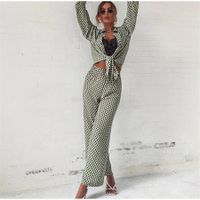 Women's Casual Streetwear Stripe Polyester Printing Pants Sets main image 3