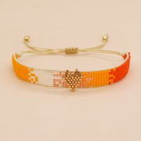 Ethnic Style Gradient Color Heart Shape Glass Wholesale Bracelets main image 6