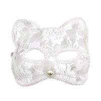 Halloween Cat Lace Party Party Mask sku image 2