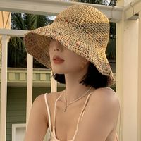 Women's Vacation Simple Style Bow Knot Big Eaves Sun Hat sku image 34