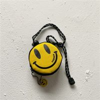 Kid's Smiley Face Oxford Cloth Zipper Coin Purses sku image 1