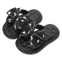 Women's Princess Solid Color Bowknot Round Toe Home Slippers main image 5