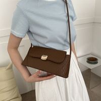 Women's Small Spring&summer Pu Leather Streetwear Underarm Bag main image 5