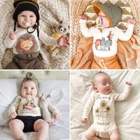 Cute Animal Cotton Baby Rompers main image 4