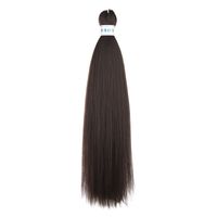 Frau Einfacher Stil Straße Japanische Seide Seitenpunkte Langes Glattes Haar Perücken sku image 4