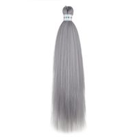 Women's Simple Style Street Japanese Silk Side Points Long Straight Hair Wigs sku image 24