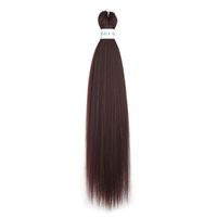 Frau Einfacher Stil Straße Japanische Seide Seitenpunkte Langes Glattes Haar Perücken sku image 10