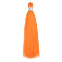 Women's Simple Style Street Japanese Silk Side Points Long Straight Hair Wigs sku image 34