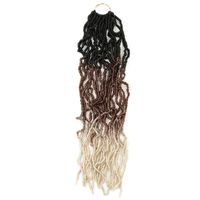 Women's Hip-hop Street Low Temperature Wire Side Points Long Curly Hair Wigs main image 3
