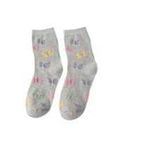Women's Cute Butterfly Cotton Ankle Socks A Pair main image 6