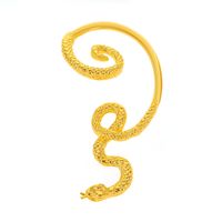 Hip-hop Punk Streetwear Heart Shape Snake Dragon Alloy Metal Copper Plating 18k Gold Plated Gold Plated Silver Plated Women's Ear Clips sku image 12