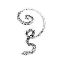 Hip Hop Punk Vêtement De Rue Forme De Cœur Serpent Dragon Alliage Métal Le Cuivre Placage Plaqué Or 18k Plaqué Or Plaqué Argent Femmes Clips D'oreille sku image 13