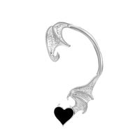 Hip-hop Punk Streetwear Heart Shape Snake Dragon Alloy Metal Copper Plating 18k Gold Plated Gold Plated Silver Plated Women's Ear Clips sku image 21